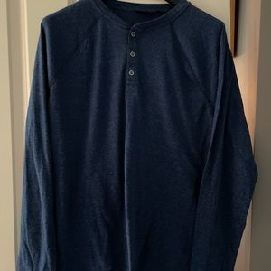 Men’s Henley Long Sleeve Top